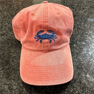 Smathers and Branson Nantucket Red Needlepoint Hat